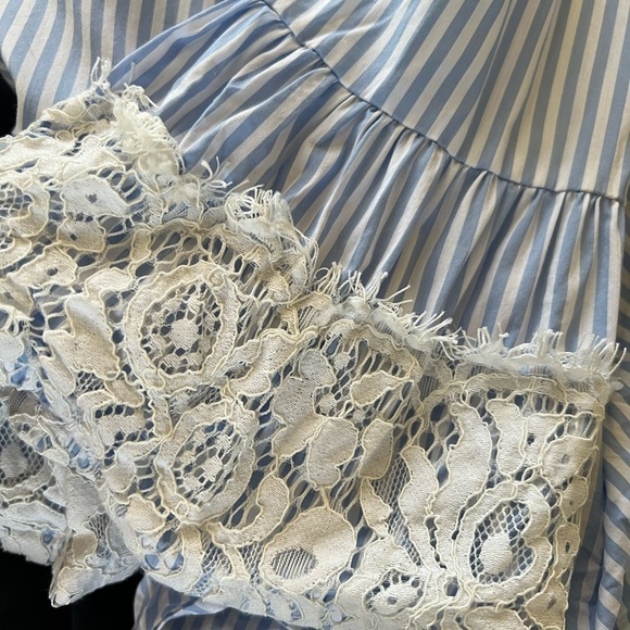 Worthington Lace sleeves Blouse Size Medium - Picture 4 of 7